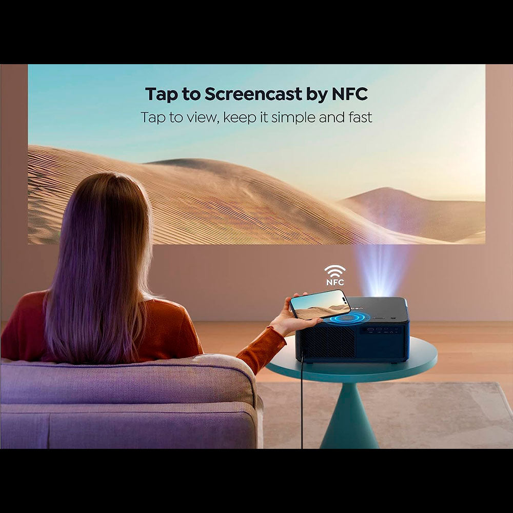 Proyector Smart K2s Yaber WiFi y Bluetooth 1080p Open Box