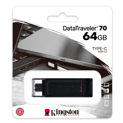Pendrive USB-C Kingston DataTraveler 70 64GB