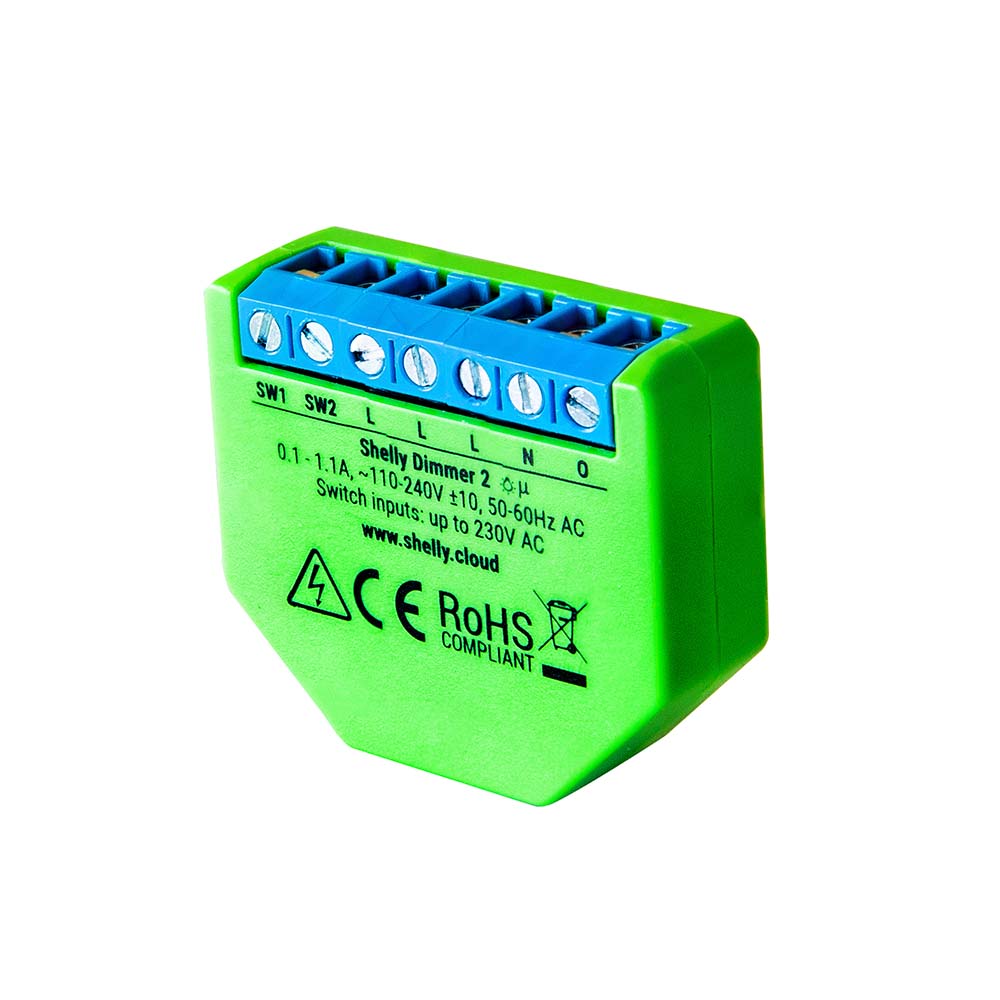 Interruptor Relay para Control de Luz Dimmer 2 Shelly