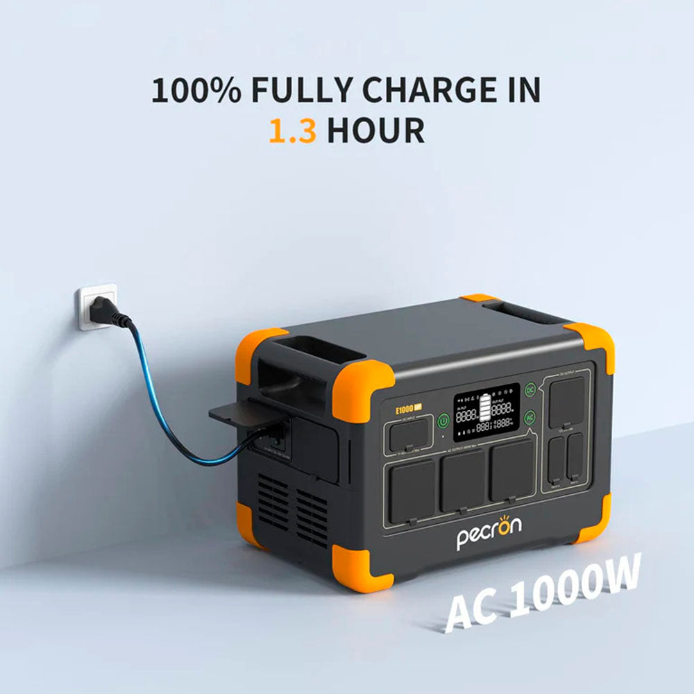 Estación de Energía Portátil Pecron E1000LFP de 1024Wh