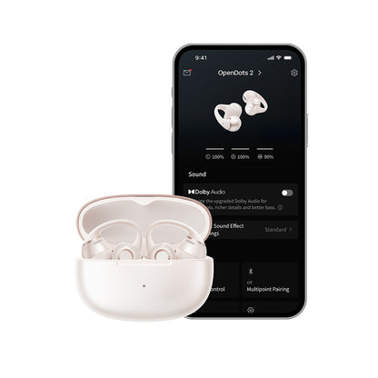 Audífonos Bluetooth Shokz OpenDots 2 - White
