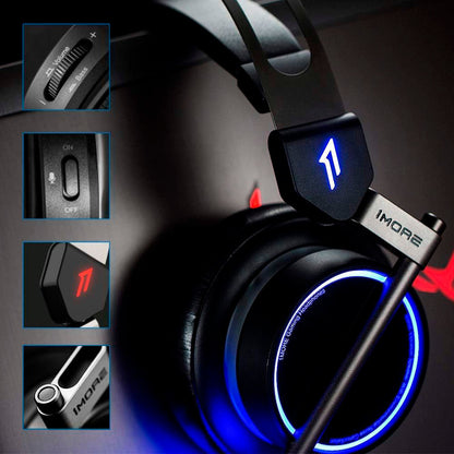 Audífonos 1More Gaming Spearhead VRX - Negro