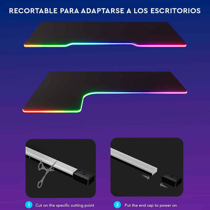 Tira de Neón Gamer RGBIC ajustable para Escritorio - Govee
