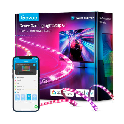 Tira LED Gaming G1 Govee para Pantallas 27-34" Open Box