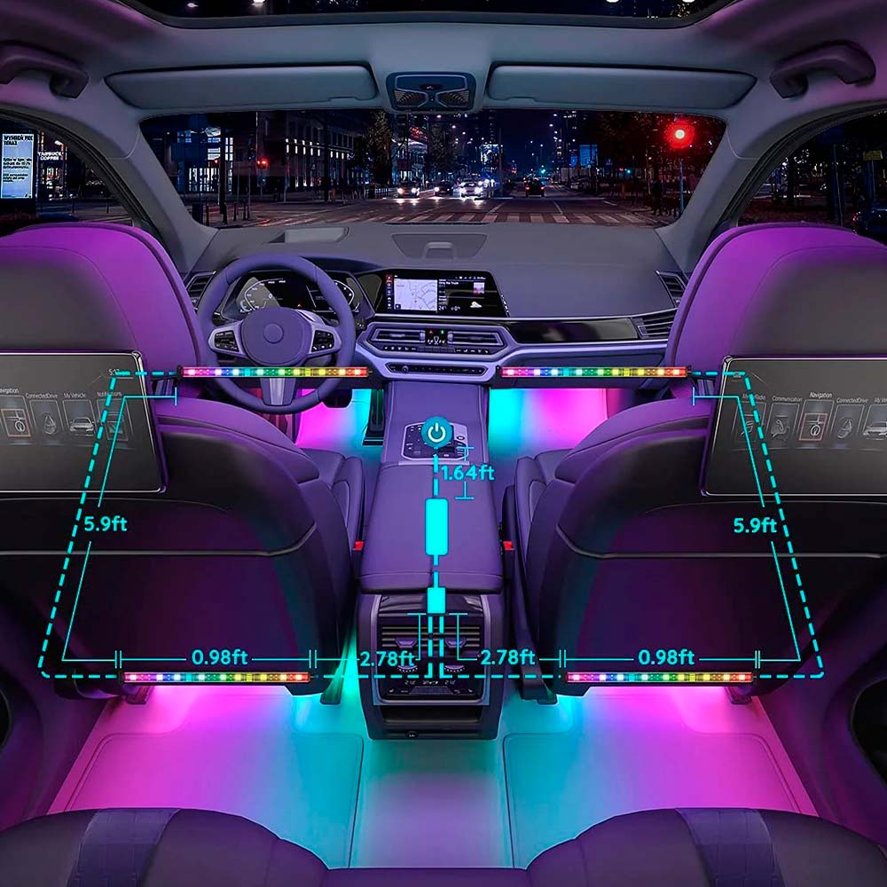Tira de luces LED Smart para vehículo