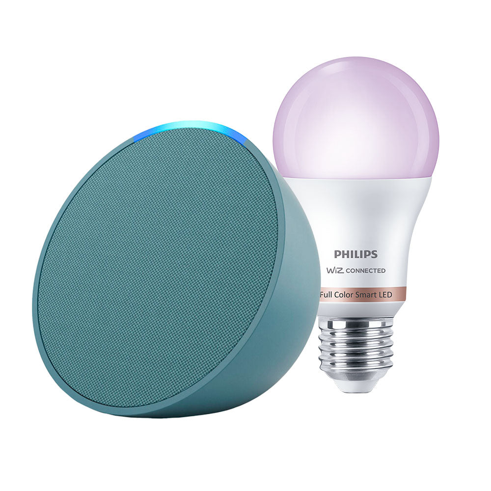 Kit Amazon Echo POP + Ampolleta Philips Smart 60W