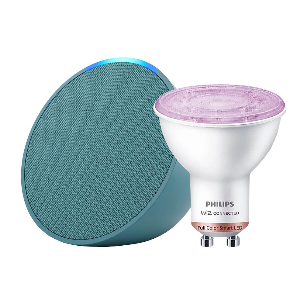 Kit Amazon Echo POP + Philips Smart 50W GU10
