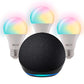 Kit Echo Dot 5 Gen + 3 Ampolletas Inteligente NEXXT Multicolor