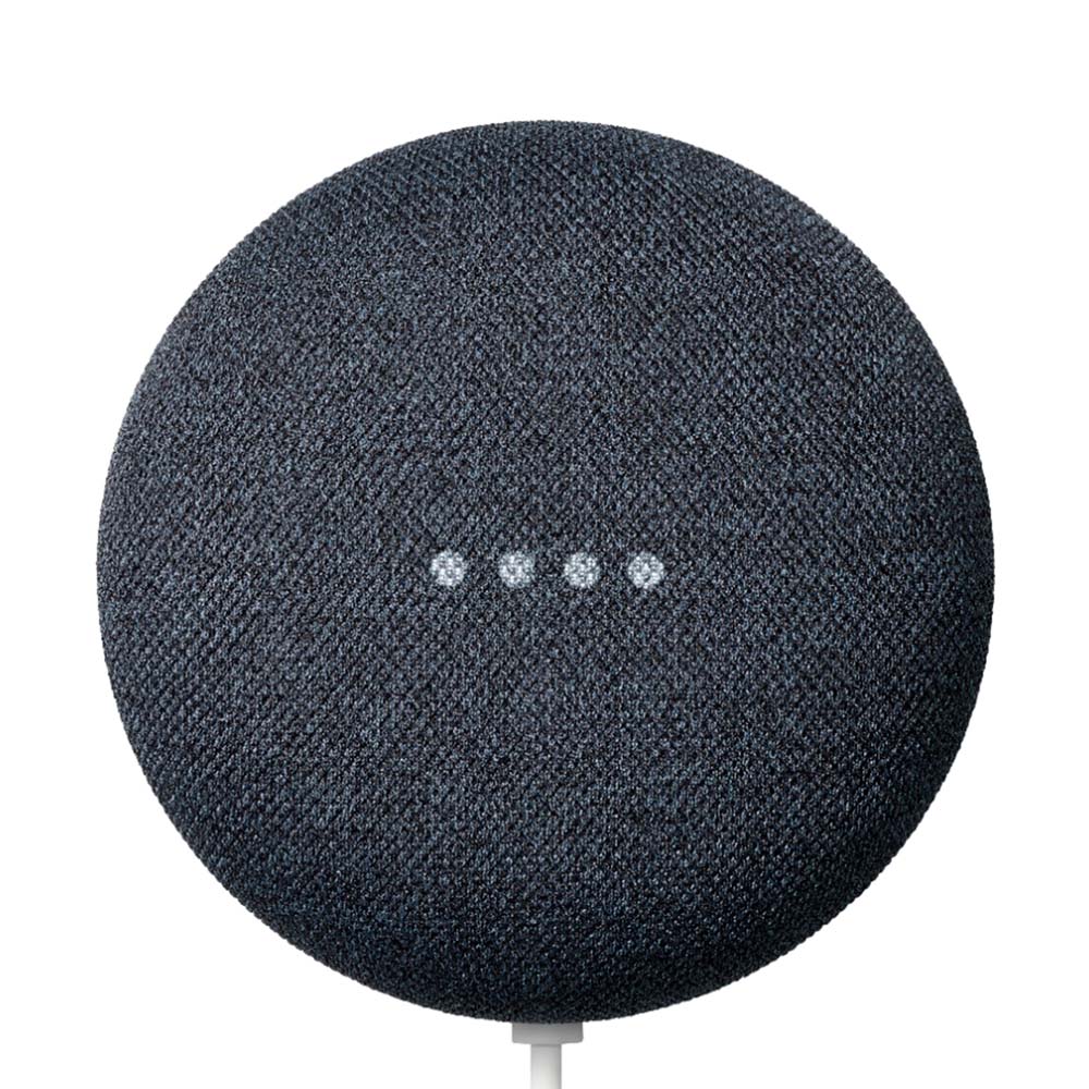 Kit Google Nest Mini 2 Carbón + 3 Ampolletas Inteligentes NEXXT Multicolor