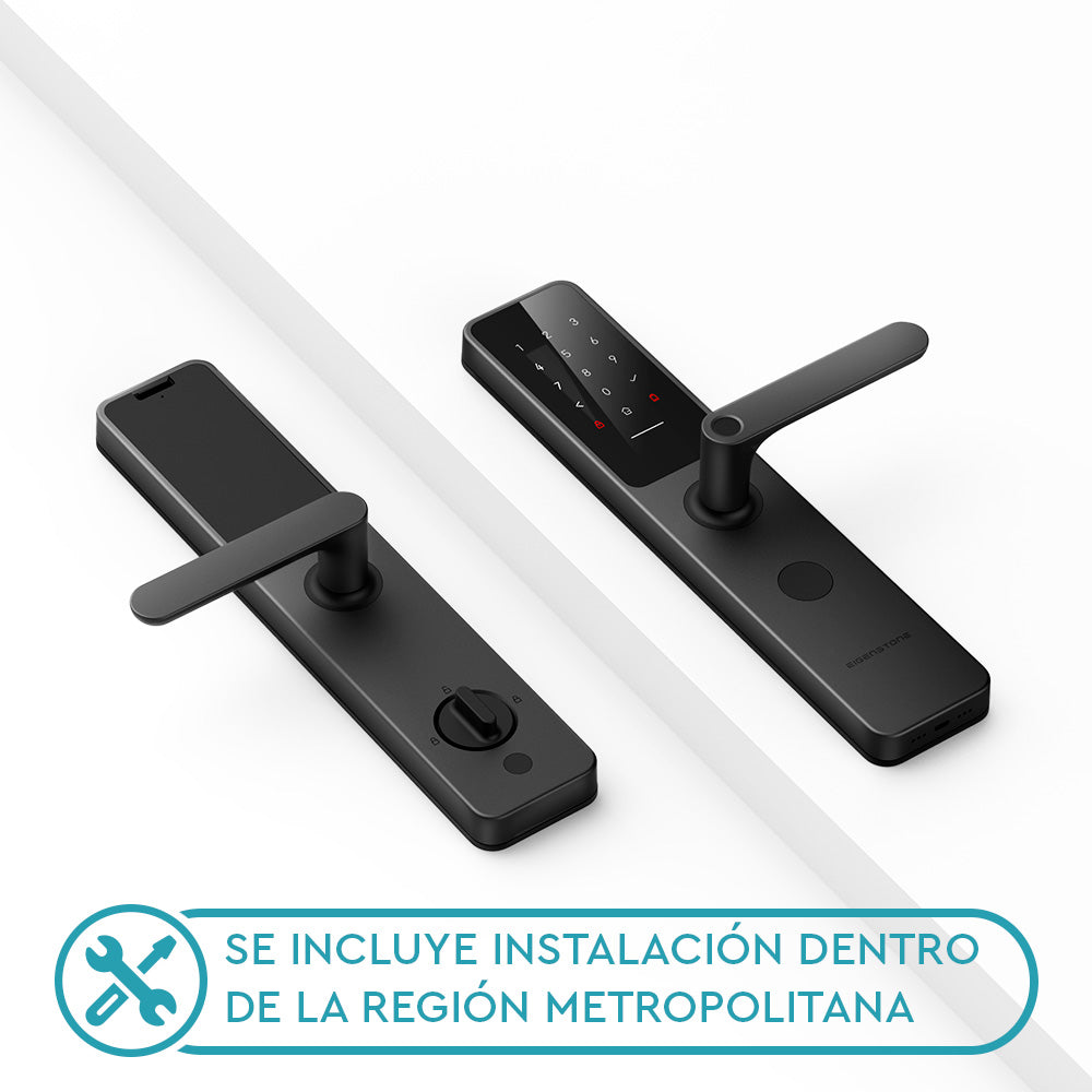 Kit Cerradura Inteligente A100 + Hub y Repetidor E1 incluye Instalación en Santiago