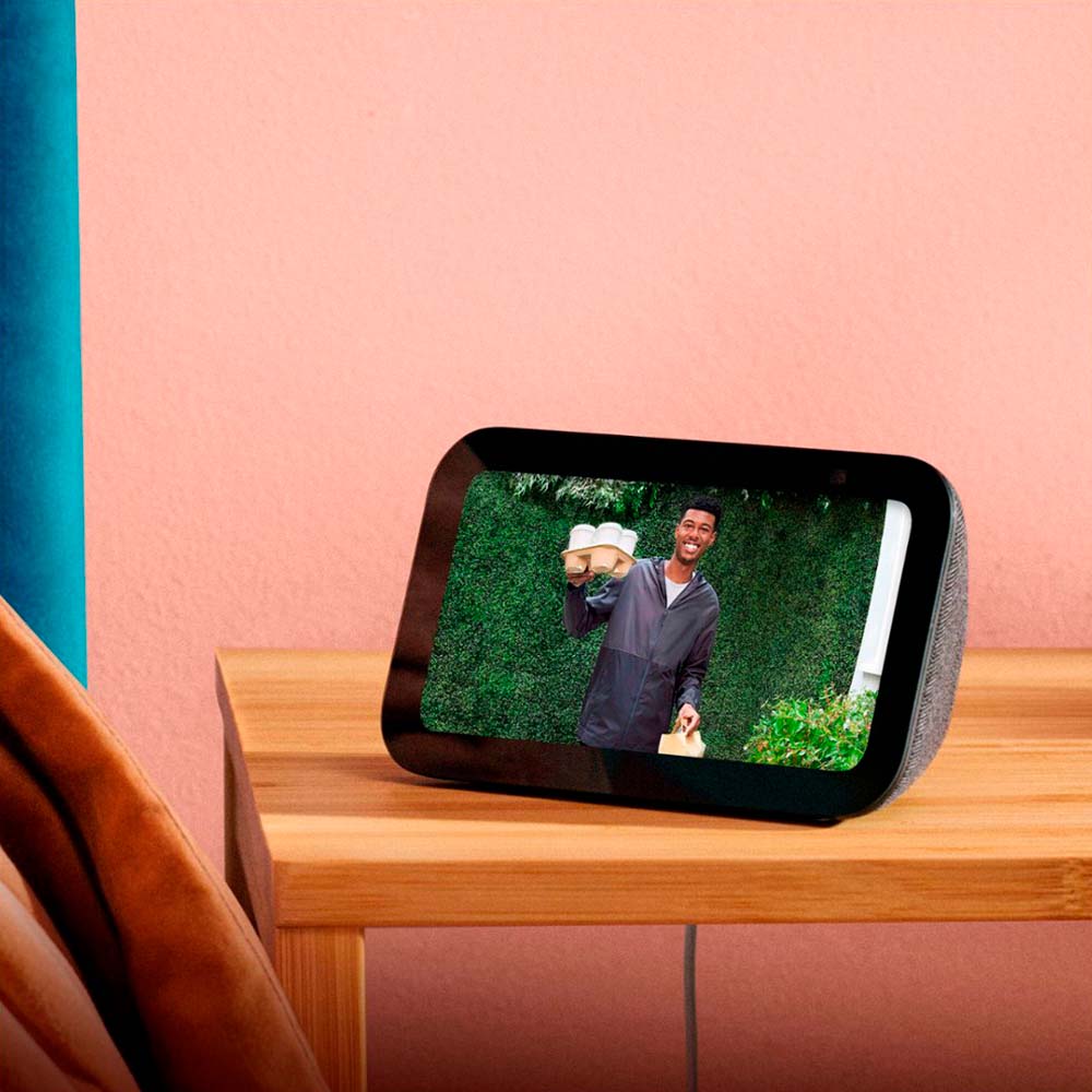 Kit Amazon Alexa Echo Show 5 (3ra Gen) + Cámara de Seguridad Exterior WiFi Argus 2E Reolink