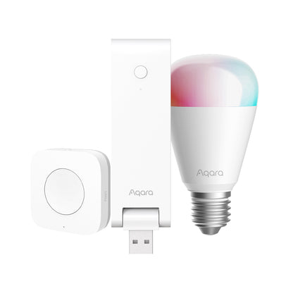 Kit iluminación Aqara RGB E27 con control remoto