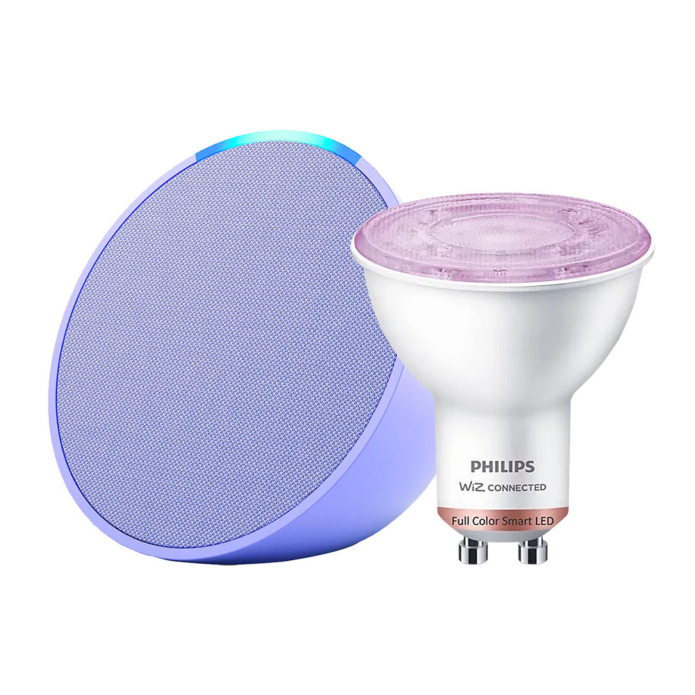Kit Amazon Echo POP + Philips Smart 50W GU10