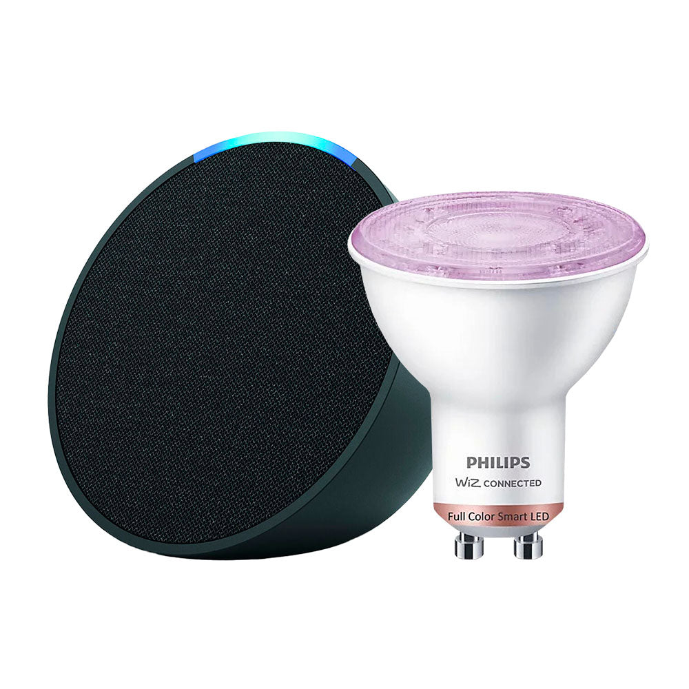 Kit Amazon Echo POP + Philips Smart 50W GU10