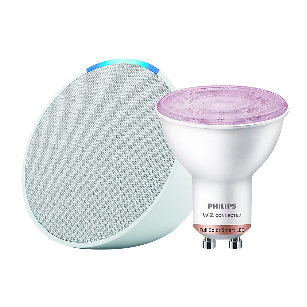 Kit Amazon Echo POP + Philips Smart 50W GU10