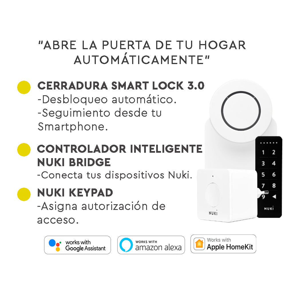 Kit Conversión Nuki Cerradura Digital WiFi