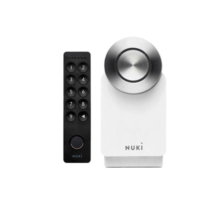 Kit Cerradura Smart Lock 3.0 Pro Blanca + Teclado Keypad 2.0 Nuki