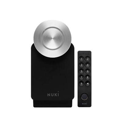 Kit Cerradura Smart Lock 3.0 Pro Negro + Teclado Keypad 2.0 Nuki