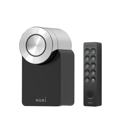 Kit Cerradura Smart Lock 3.0 Pro Negro + Teclado Keypad 2.0 Nuki