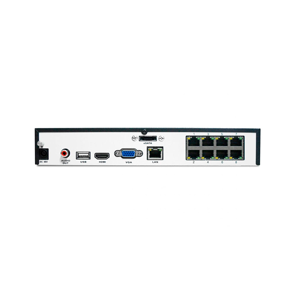 Kit Grabador NVR PoE de 8 Canales RLN8-410 + 4x Camaras RLC-811A Reolink