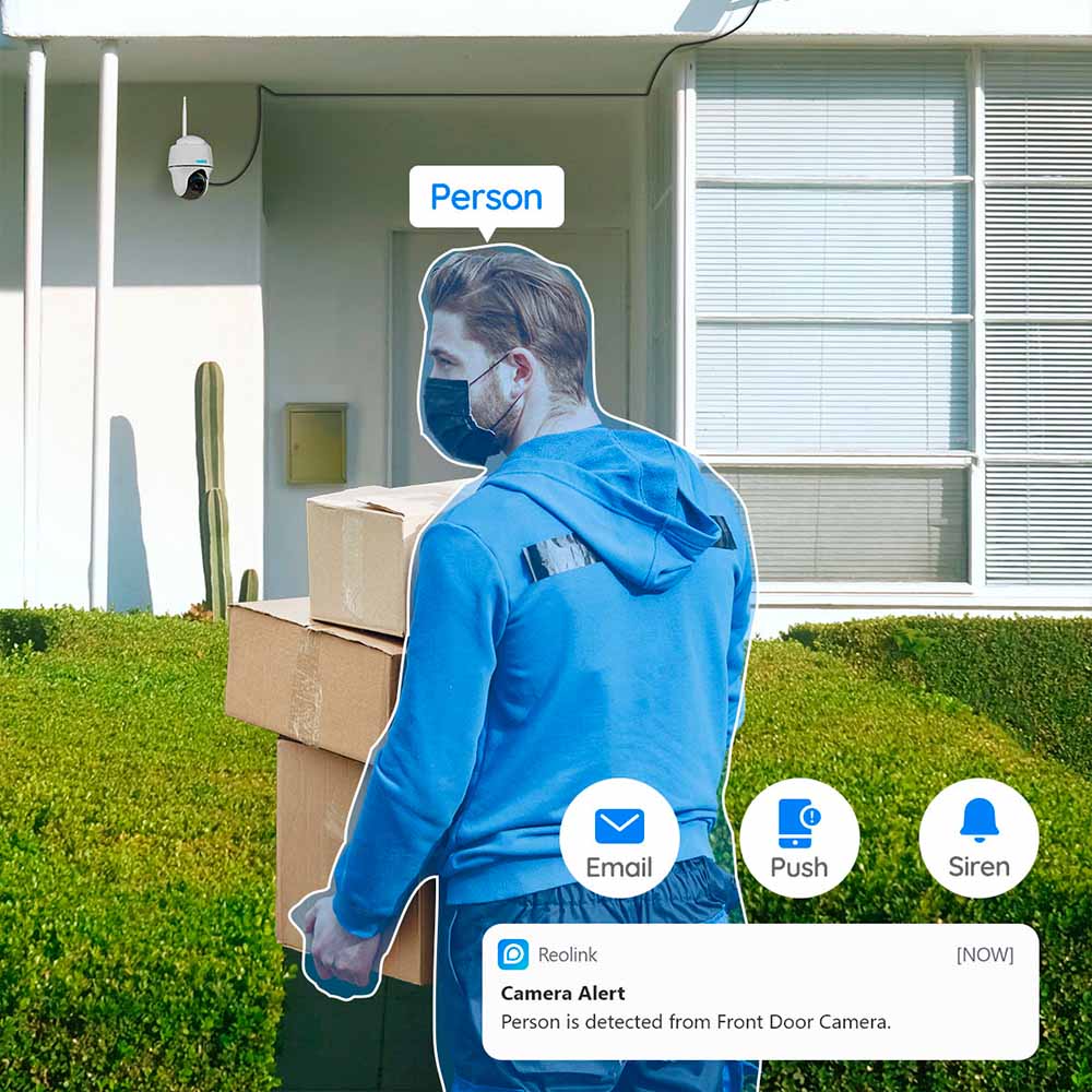 Kit Cámara de Seguridad Exterior Argus PT Lite + Panel Solar Reolink