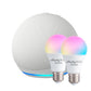 Kit Amazon Echo Dot 5 Gen + 2x Ampolletas Shelly Duo RGBW E27