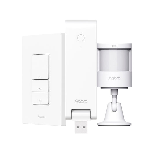 Kit Aqara Dimmer H2 US y Sensor de Movimiento P1