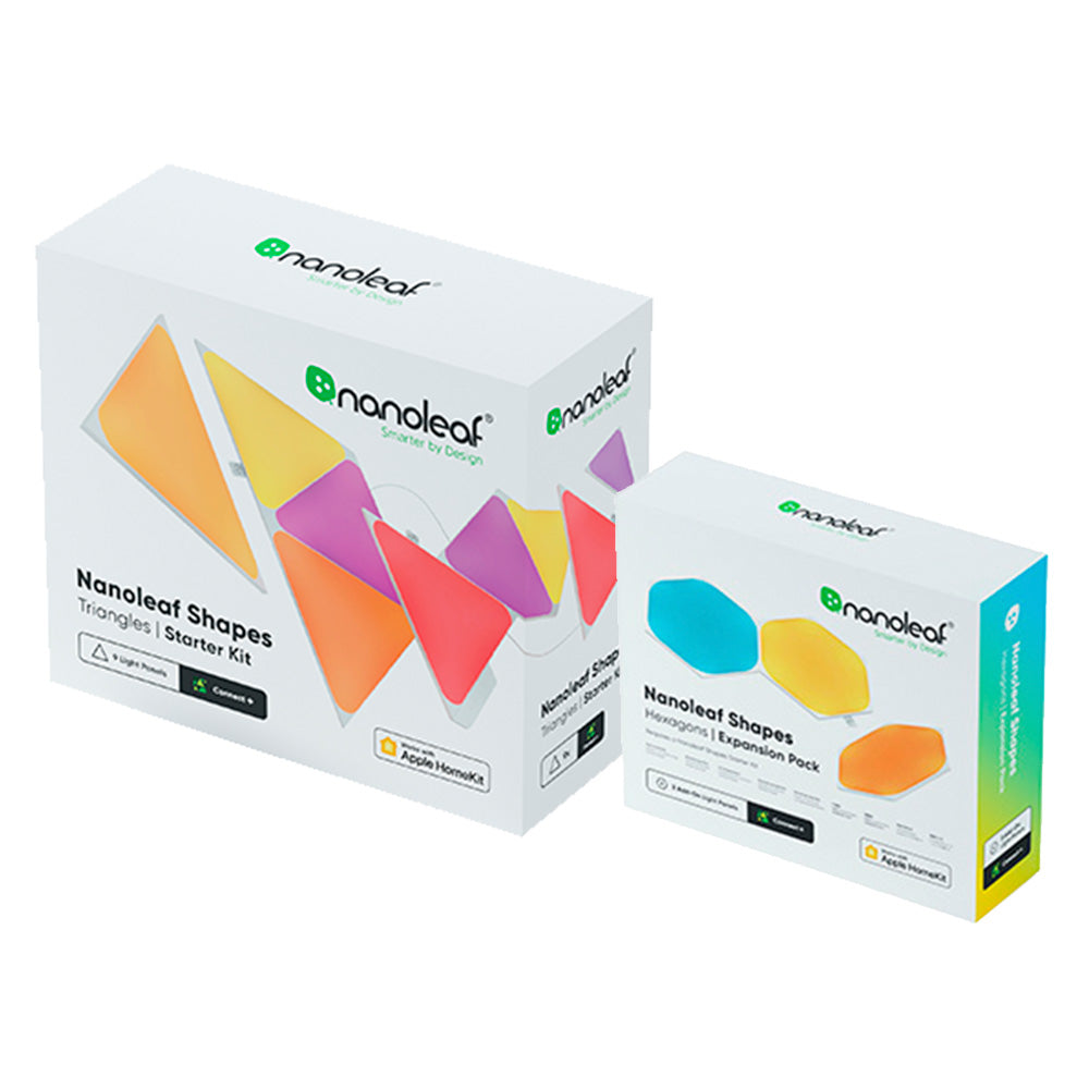 Kit Nanoleaf Shapes Triangular 9 + Hexagonal 3