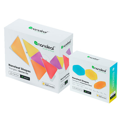 Kit Nanoleaf Shapes Triangular 9 + Hexagonal 3
