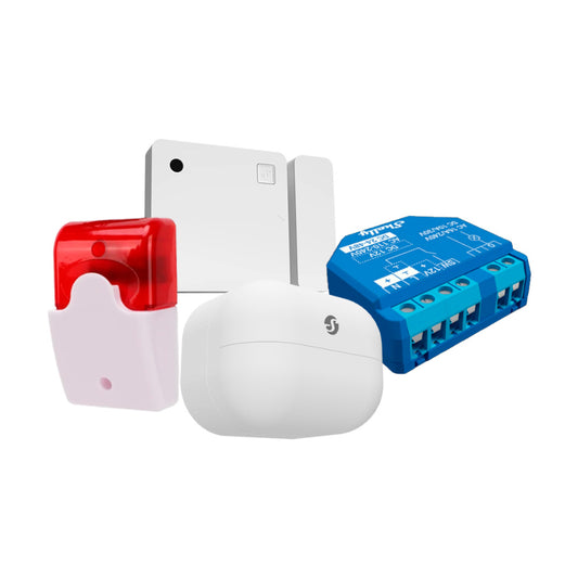 Kit Alarma Seguridad con sirena Shelly