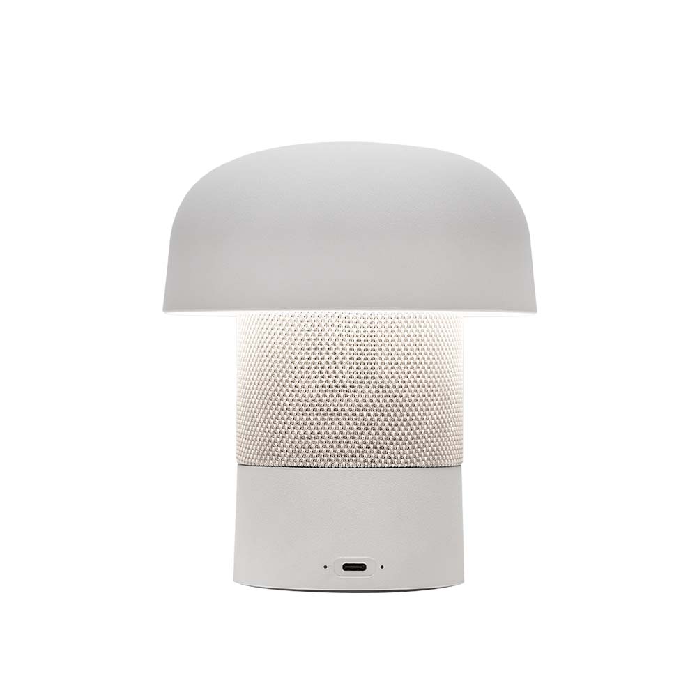 Lámpara Portátil Sensa Play Mini con Parlante JBL Kooduu Cloudy White - imagen 4