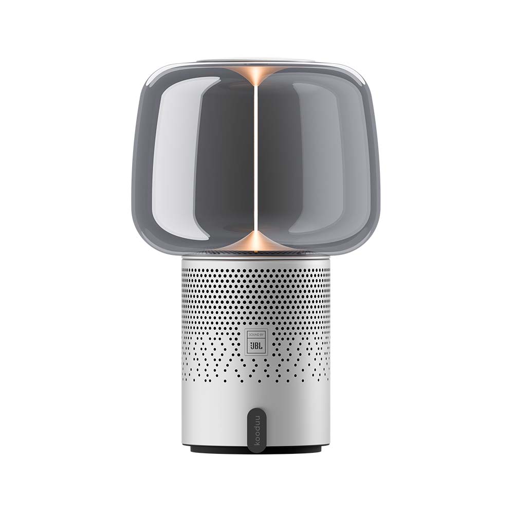 Lámpara Serena Play con Parlante JBL Kooduu Frosted Silver - imagen 1