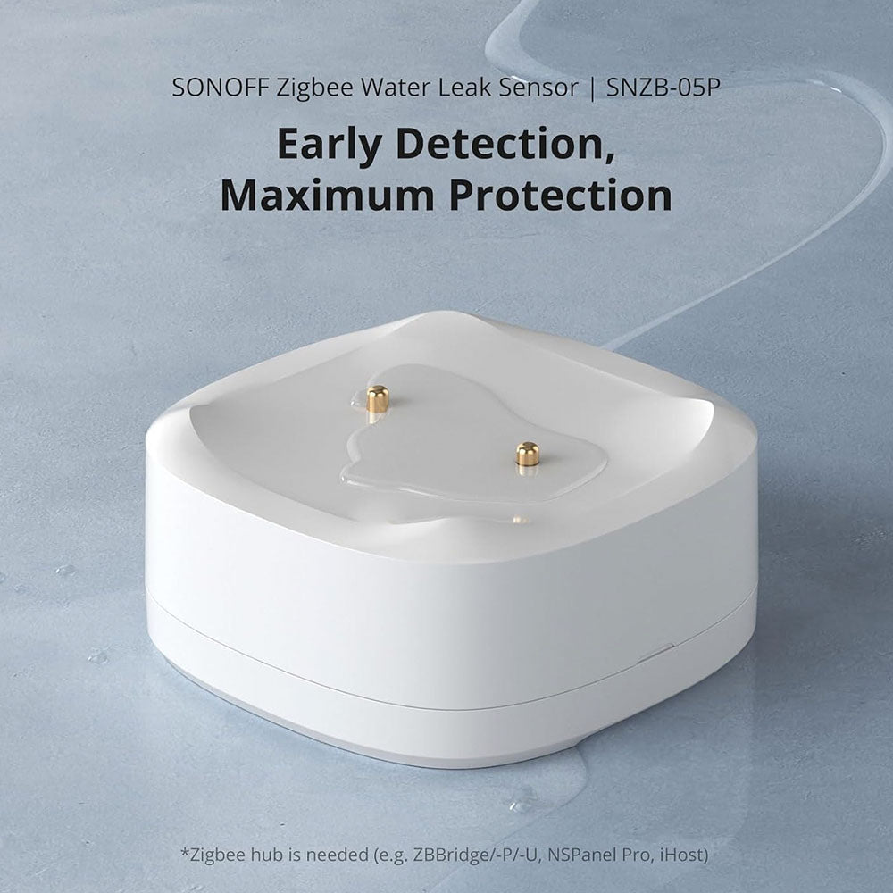 Sensor de Fuga de Agua Inteligente Zigbee Sonoff SNZB-05P