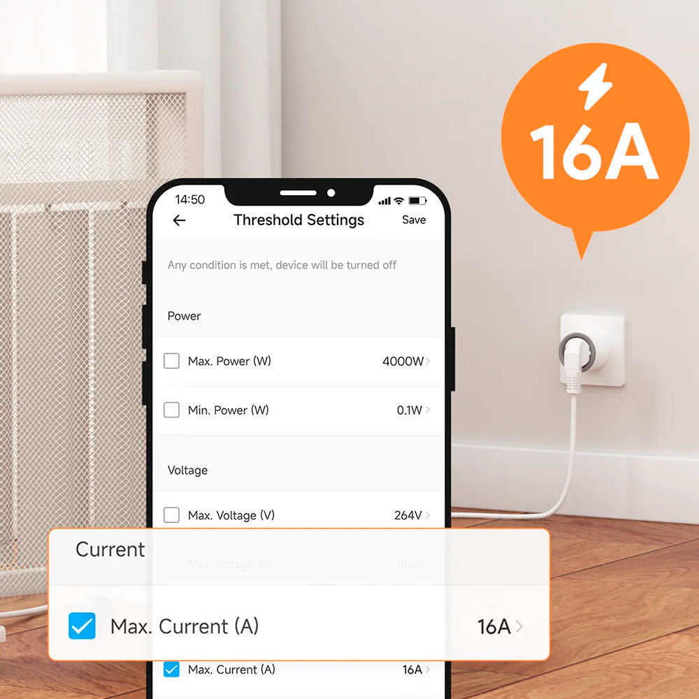 Enchufe Zigbee con Medición de Energía Sonoff S60 ZB 16A - imagen 5