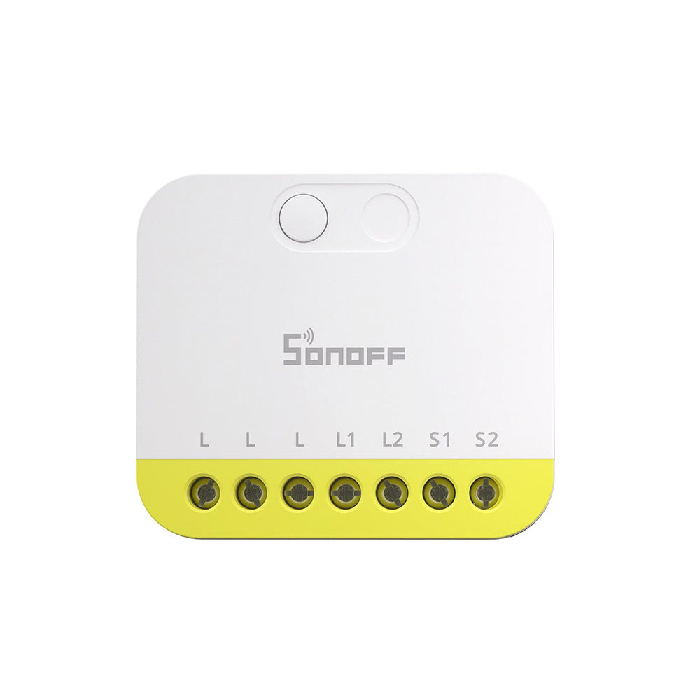 Interruptor Inteligente Mini DUO-L Dos Canales S Neutro Sonoff