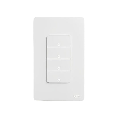 Interruptor de Pared Smart WiFi 4 Canales Matter Moes - imagen 1