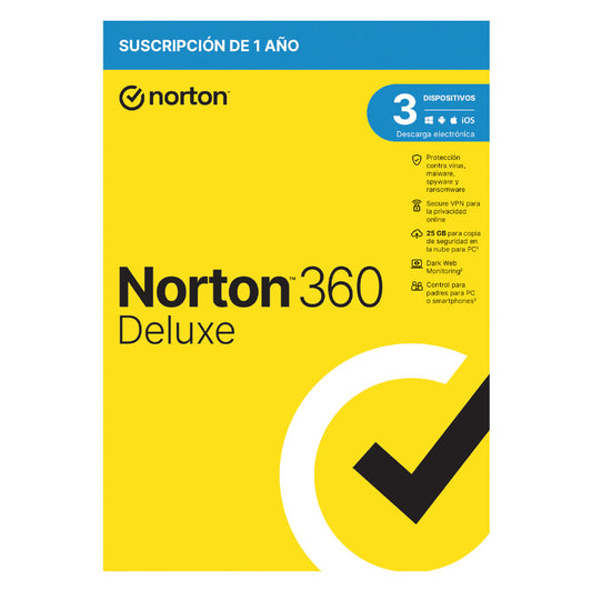 Norton 360 Deluxe - 3 Dispositivos