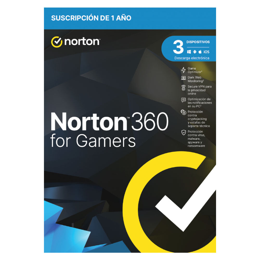 Norton 360 para Gamers - 3 Dispositivos