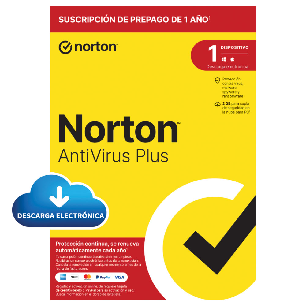 Norton AntiVirus Plus Digital - 1 Dispositivo