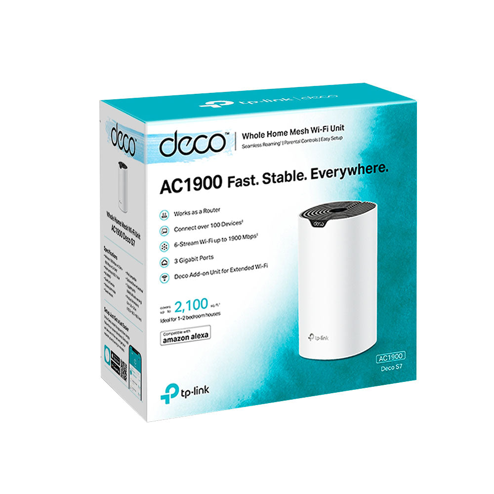 Sistema WiFi Mesh Deco S7 AC1900 (1 Nodo) TP-Link