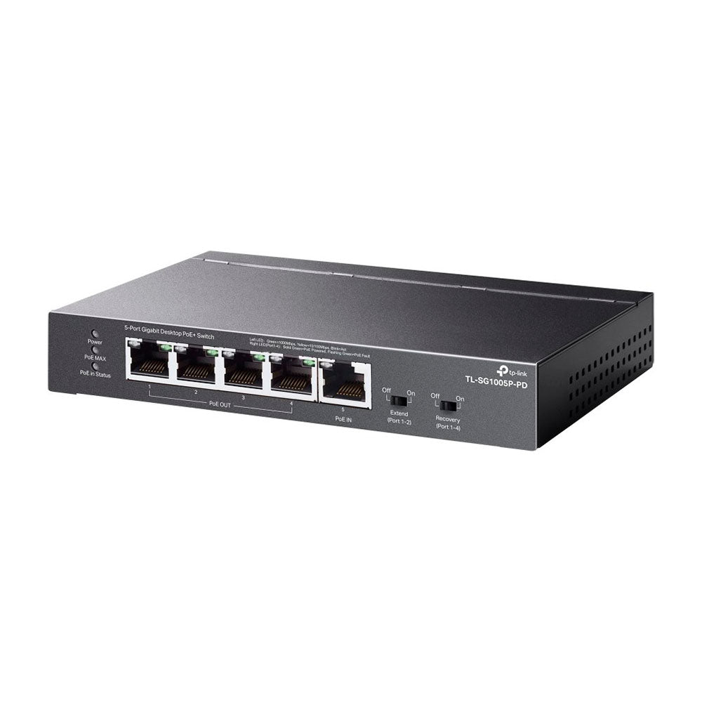 Switch Gigabit PoE TP-Link TL-SG1005P-PD de 5 Puertos