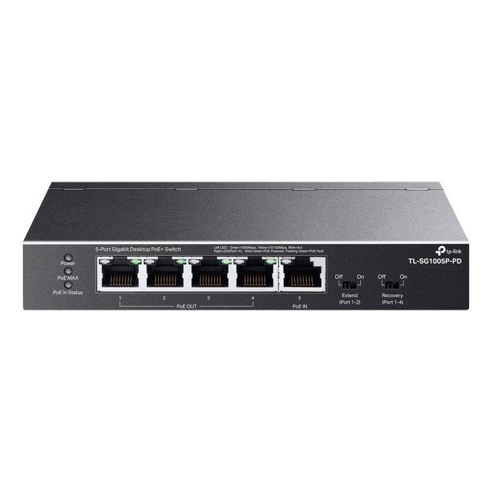 Switch Gigabit PoE TP-Link TL-SG1005P-PD de 5 Puertos