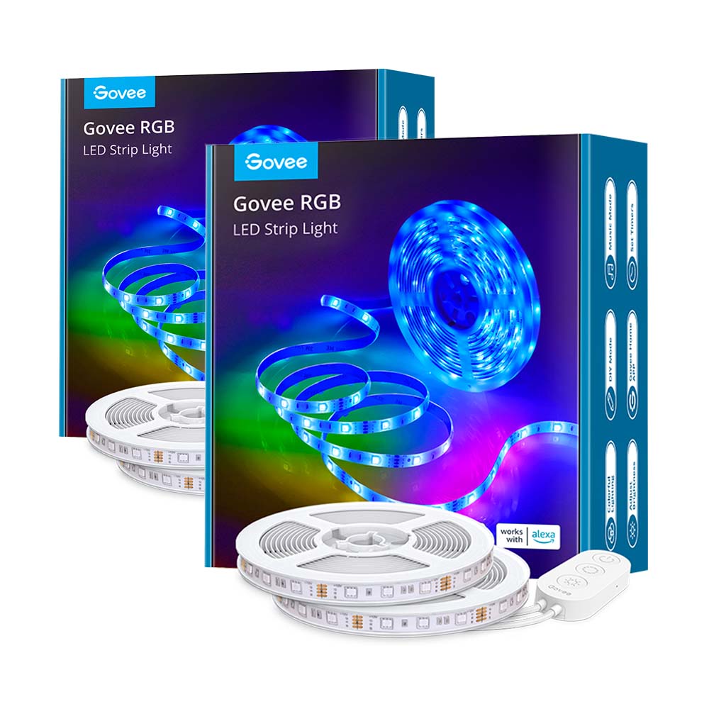 Pack Tira de Luces Led RGB WiFi y Bluetooth de 10 Mts Govee - x2