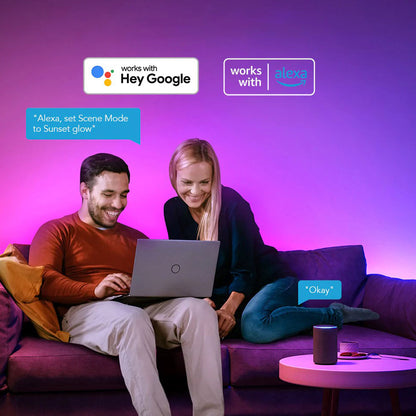 Pack 2x Tira de luces LED Govee RGBIC Basic Wi-Fi + Bluetooth