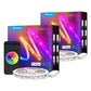 Pack 2x Tira de luces LED Govee RGBIC con revestimiento protector