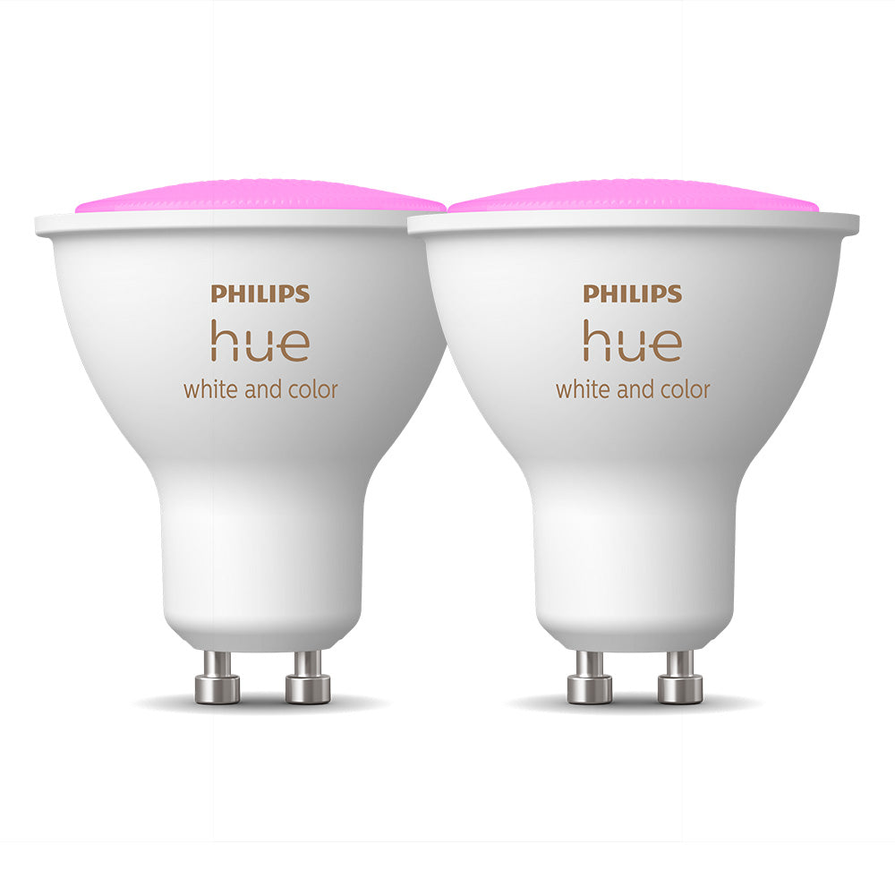 Pack Ampolleta Led Inteligente Philips Hue Gu10 4.3w 400lm Rgb