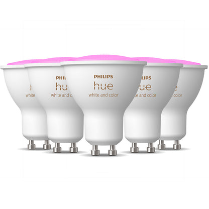 Pack Ampolleta Led Inteligente Philips Hue Gu10 4.3w 400lm Rgb