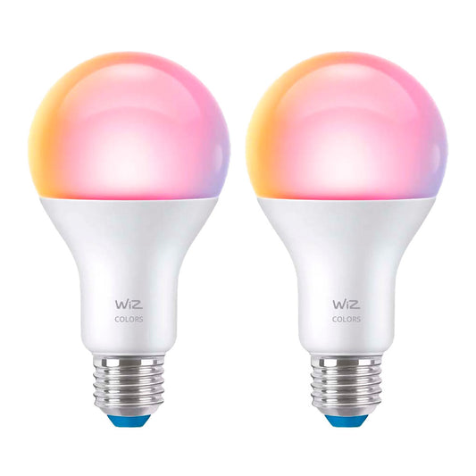 Pack Ampolleta Wiz de 100W WiFi RGB A67 E27