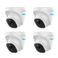 Pack 4x Cámara de Seguridad Exterior IP PoE RLC-520A Reolink