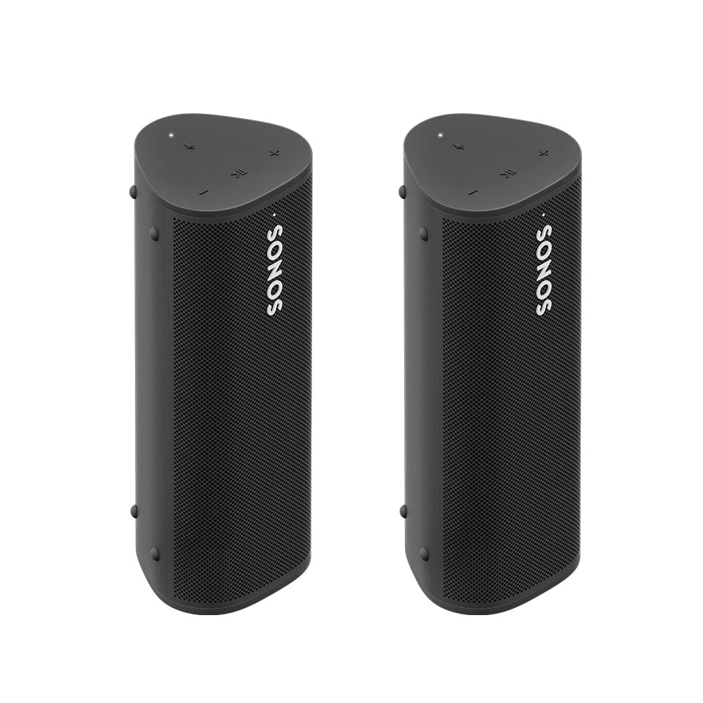 Pack 2x Parlante WiFi Bluetooth Sonos Roam Negro